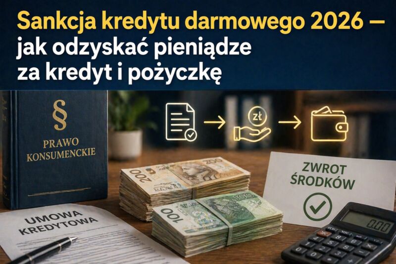 Image for the Tweet beginning: Sankcja kredytu darmowego 2026 🔥
Możesz