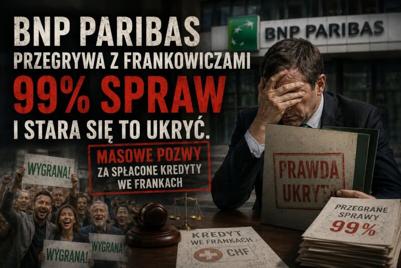 Image for the Tweet beginning: BNP Paribas ma już ponad