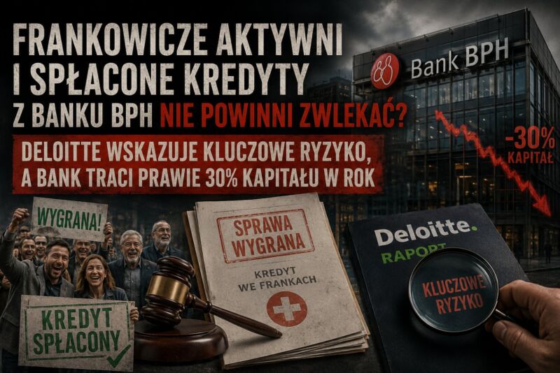 Image for the Tweet beginning: Bank BPH zanotował 885 mln