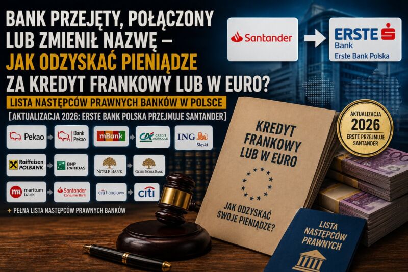 Image for the Tweet beginning: Twój bank zniknął z rynku?