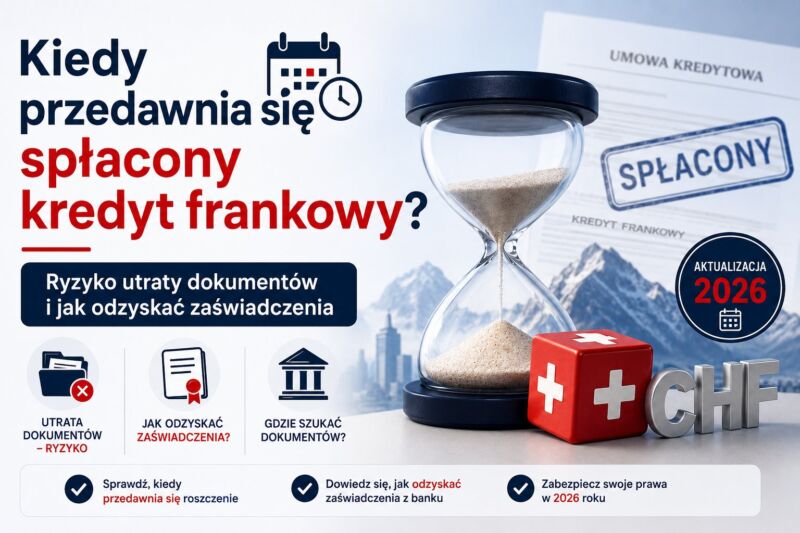 Image for the Tweet beginning: Spłaciłeś kredyt CHF lub EUR?
