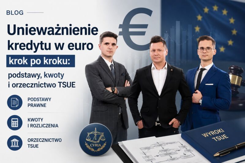 Image for the Tweet beginning: Unieważnienie kredytu w euro krok
