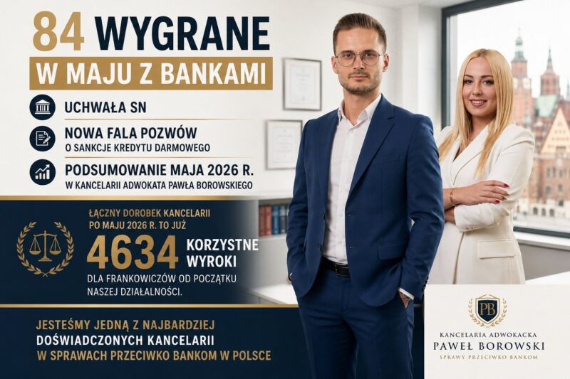 Image for the Tweet beginning: 🚨 84 wygrane z bankami