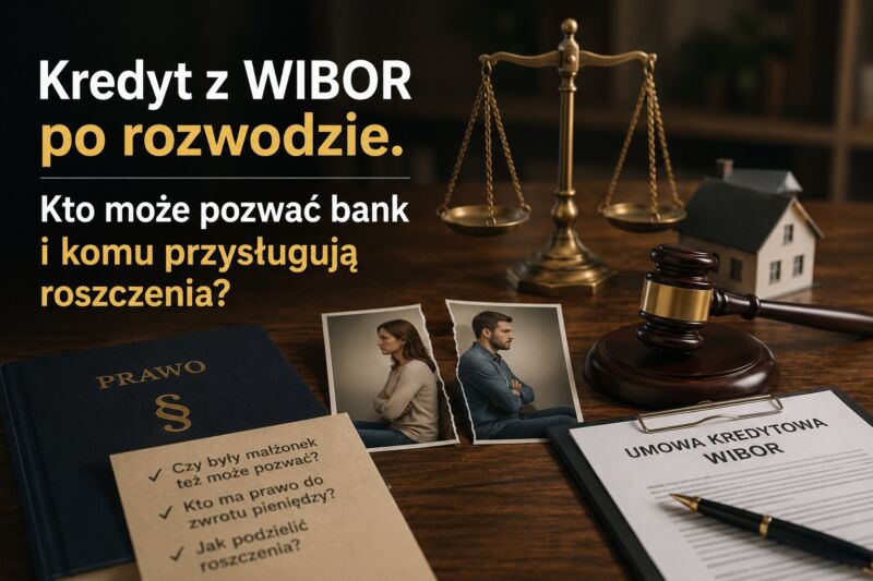 Image for the Tweet beginning: Po rozwodzie nadal spłacasz kredyt