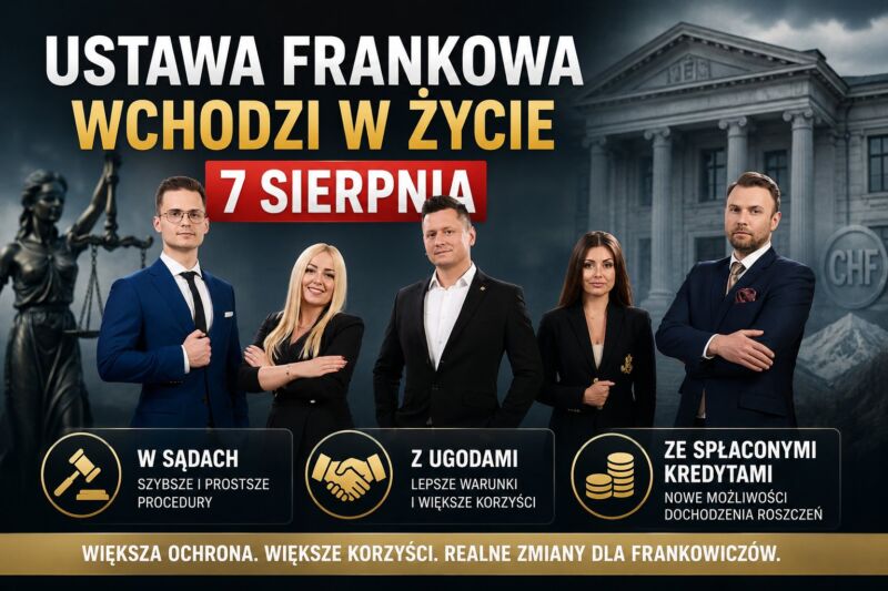 Image for the Tweet beginning: 🚨 Ustawa frankowa wchodzi w