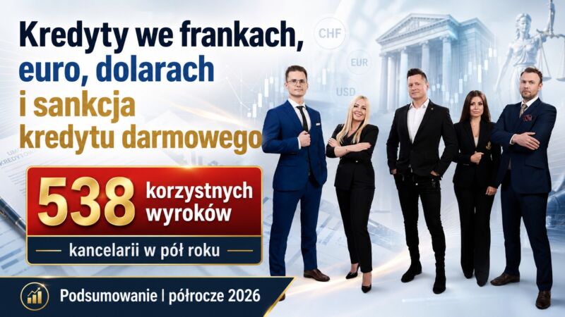 Image for the Tweet beginning: 🔥 538 korzystnych wyroków w