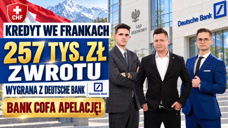 Image for the Tweet beginning: Deutsche Bank uchodził za najtwardszego