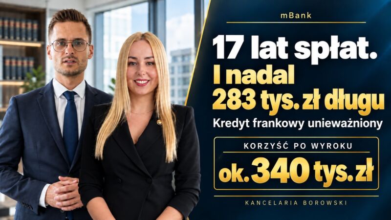 Image for the Tweet beginning: 17 lat spłat i nadal